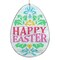 Designocracy 99714-O Happy Easter Egg Wooden Ornament